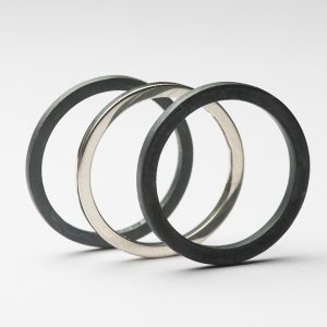 1052 Ring silver 4-kant
